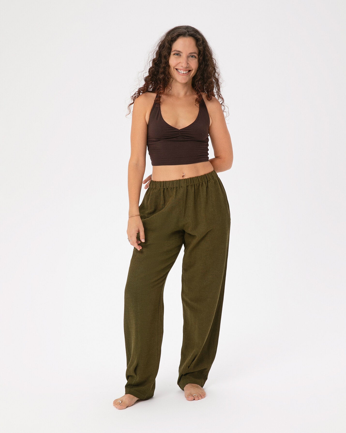 Haki Easy West Pantolon