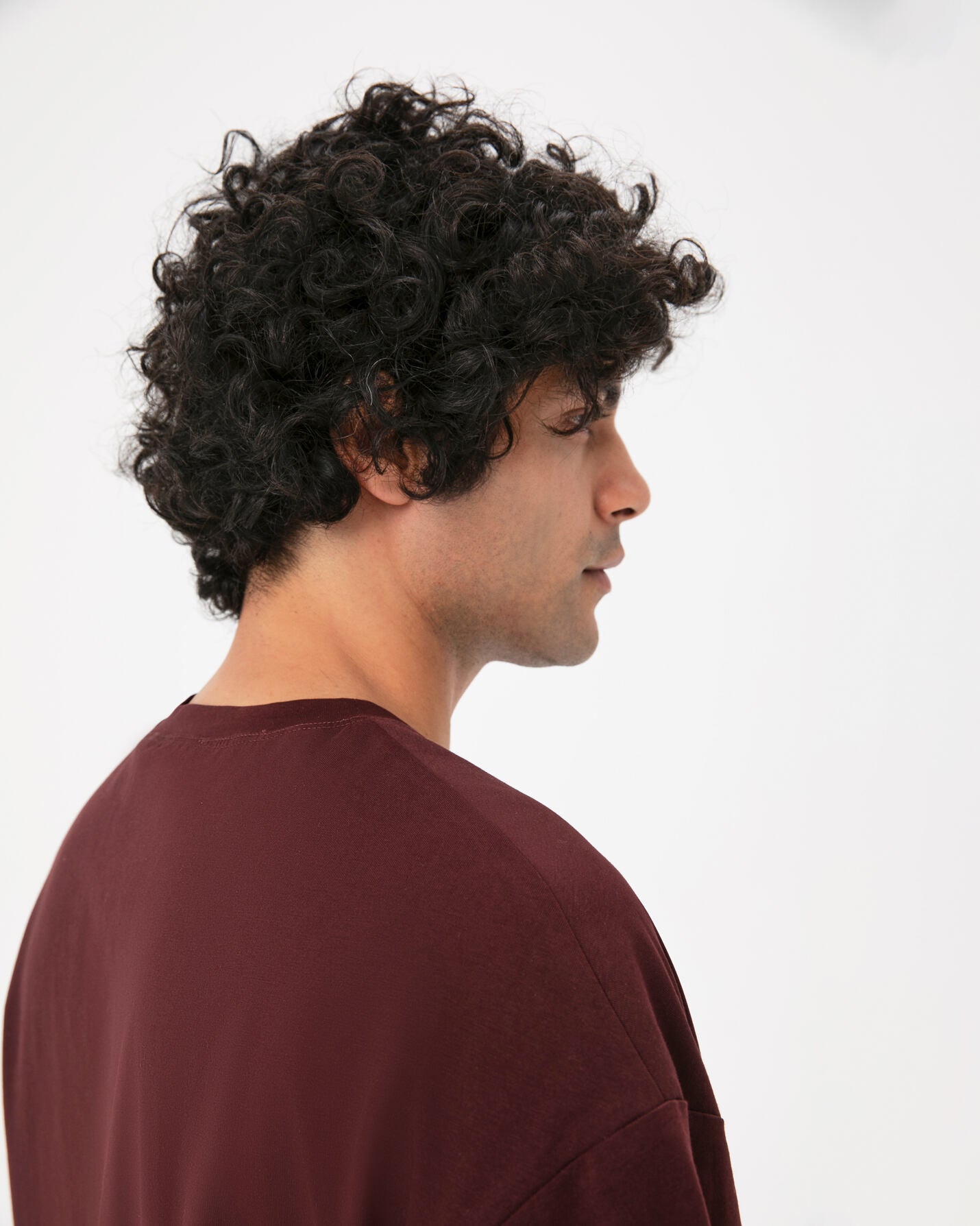 Kestane Erkek Oversize T-shirt