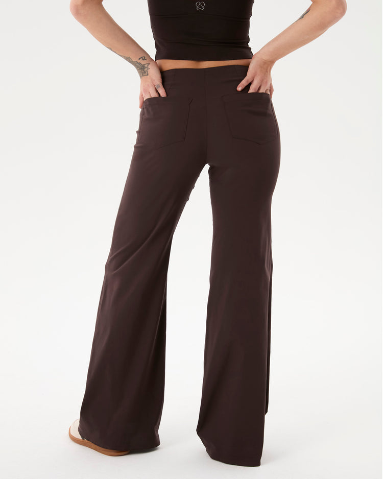 Kahverengi Flare Pensli Pantolon