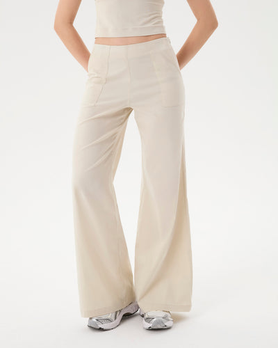 Krema Flare Pensli Pantolon