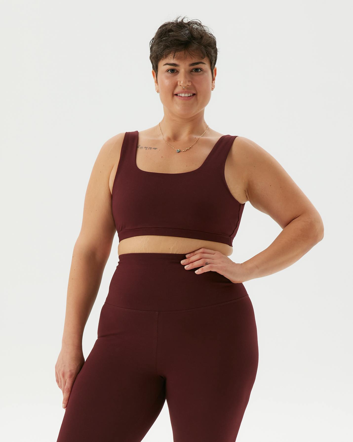 Kestane Low Back Bra