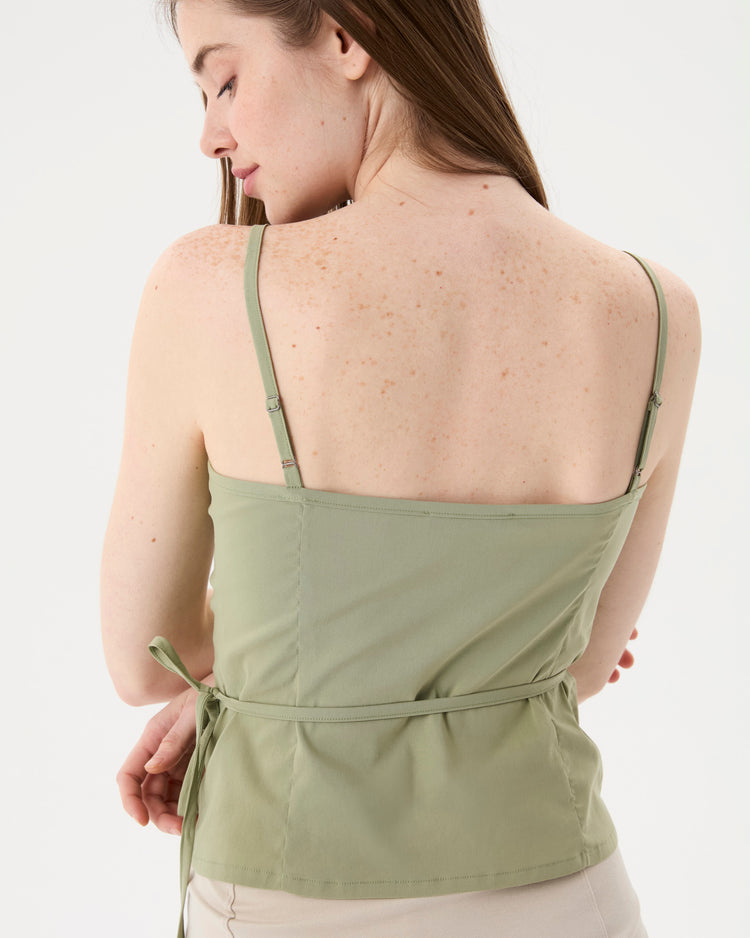 Matcha Askılı Anvelop Bluz