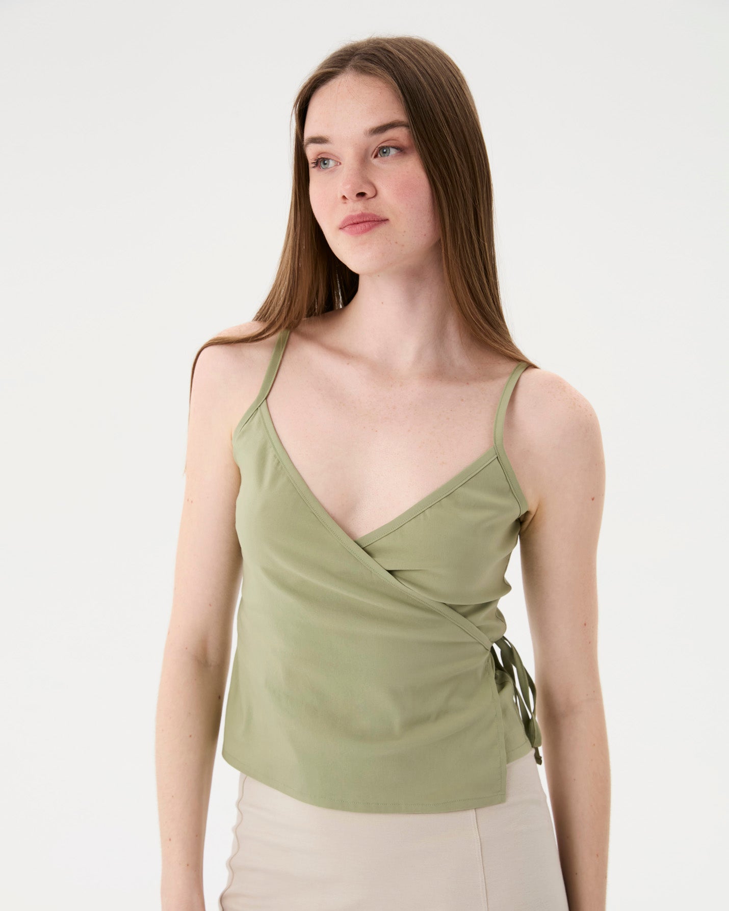 Matcha Askılı Anvelop Bluz