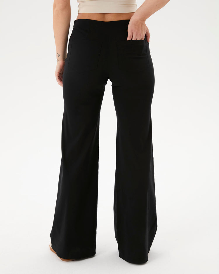 Siyah Flare Pensli Pantolon