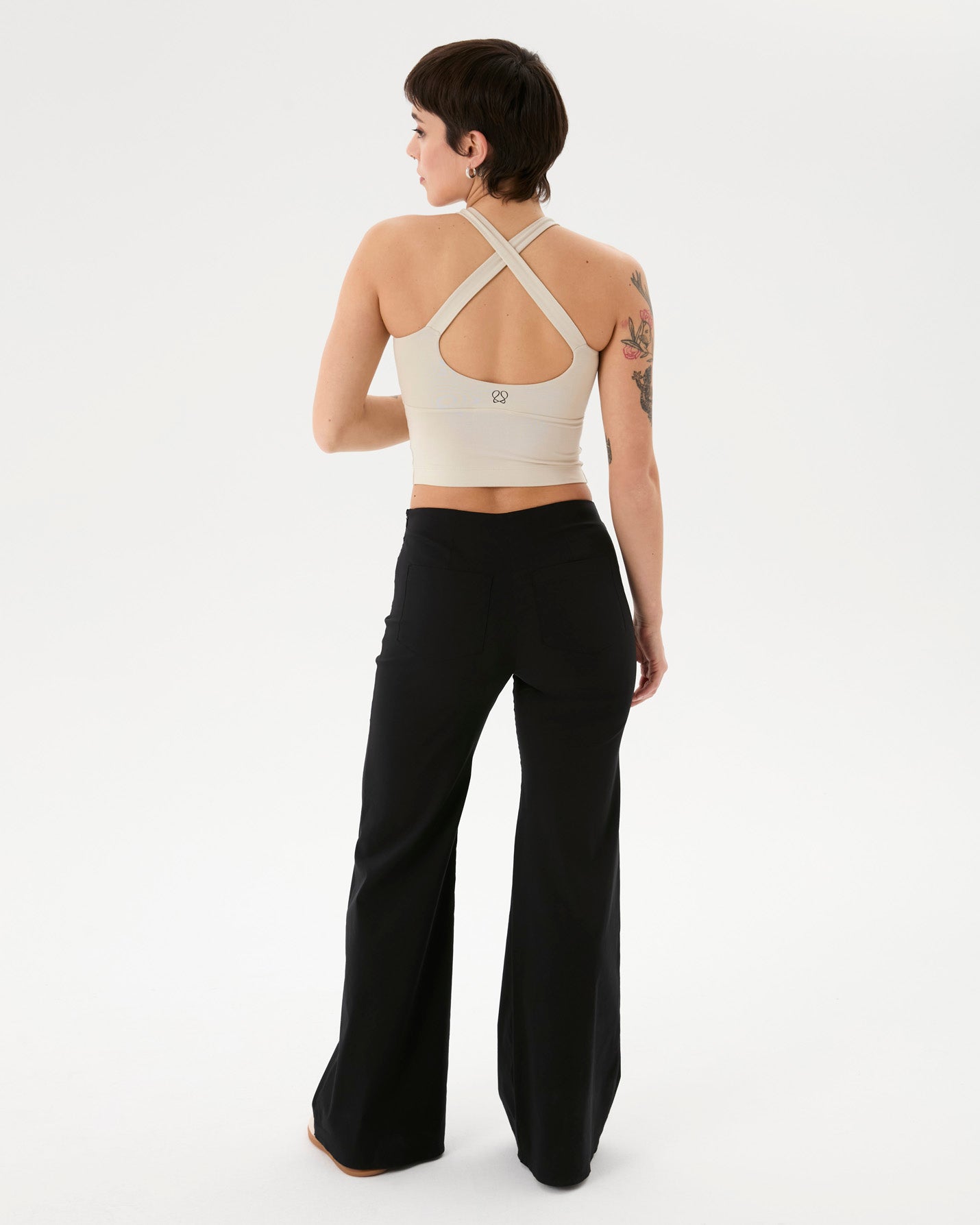 Siyah Flare Pensli Pantolon