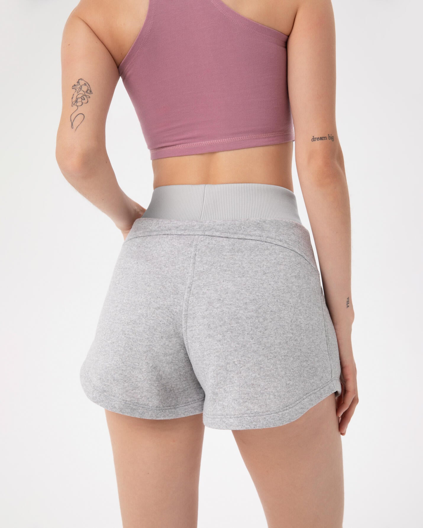 Gri Melanj Sweatshort