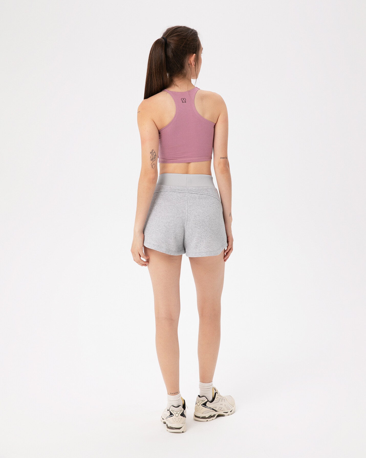 Gri Melanj Sweatshort