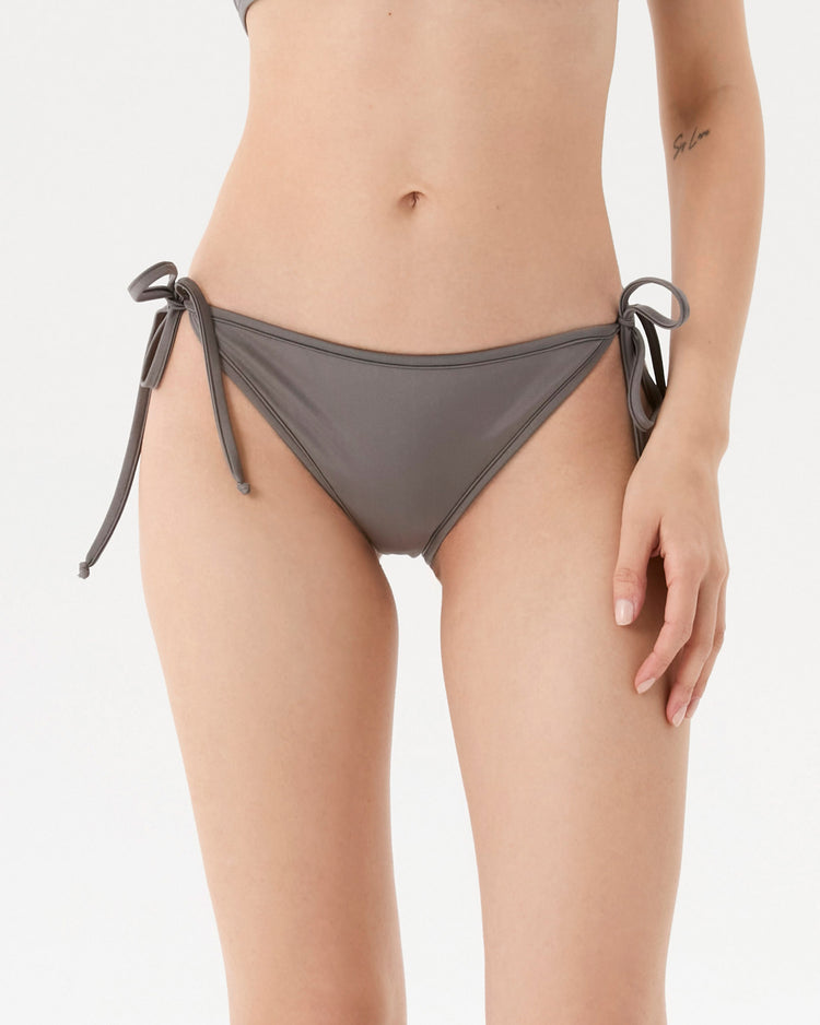 Gümüş İpli Halter Bikini Altı