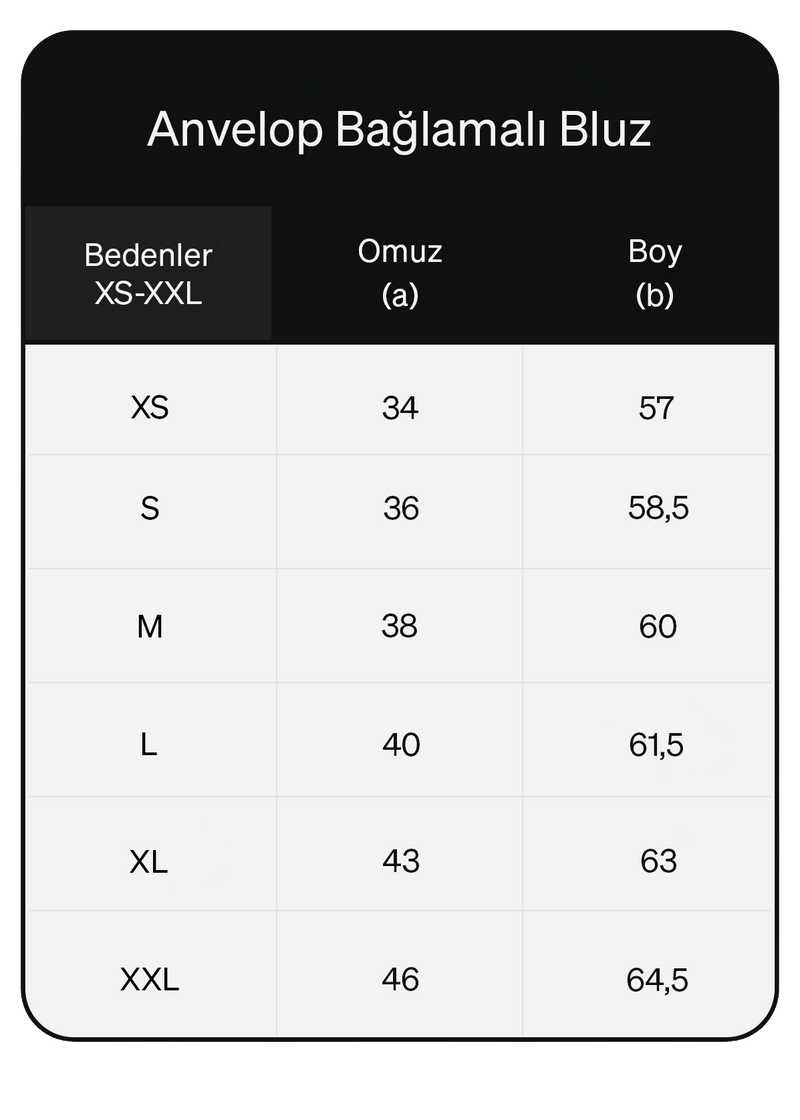 Ürün ölçü görseli 2