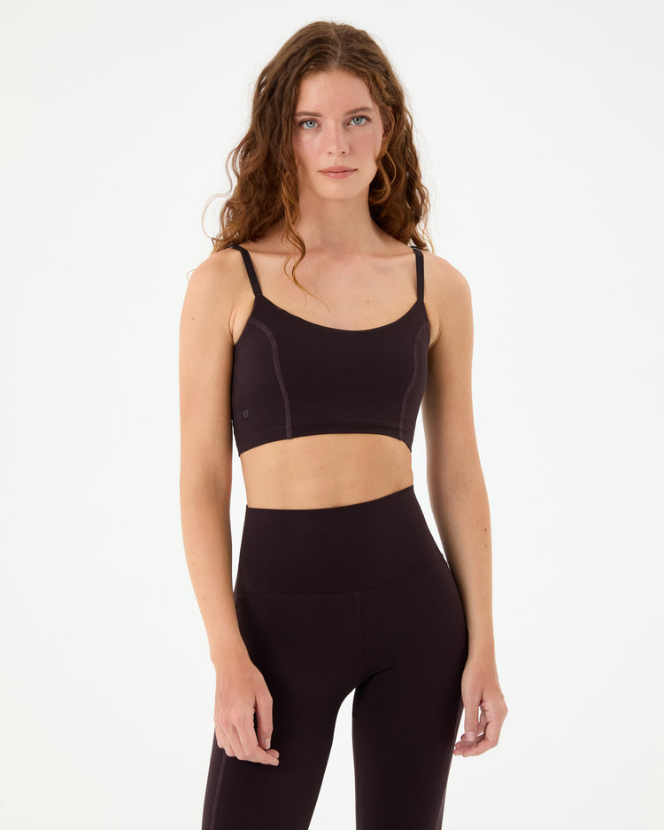 Mürdüm Askılı Basic Motion Bra