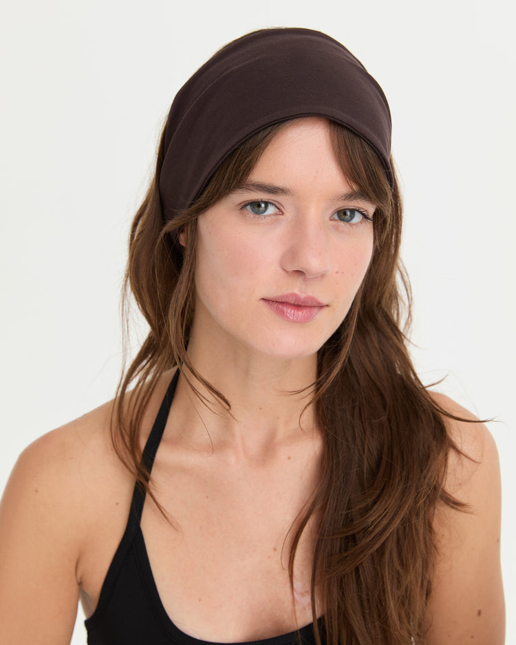 Kahverengi Viskoz Saç Bandı