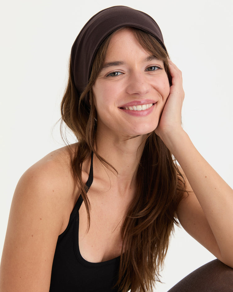 Kahverengi Viskoz Saç Bandı