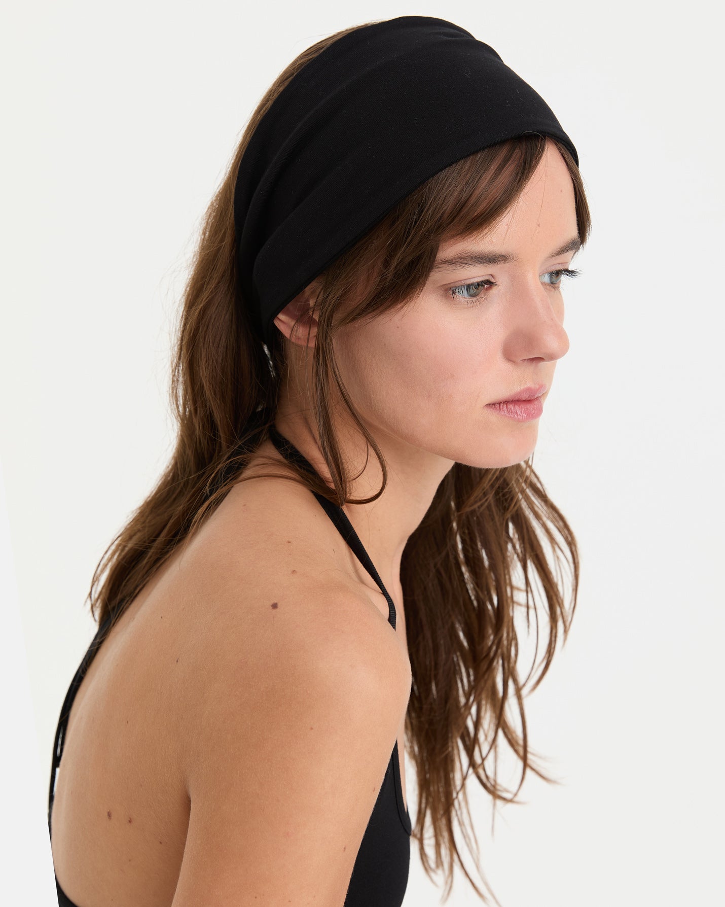 Siyah Viskoz Saç Bandı