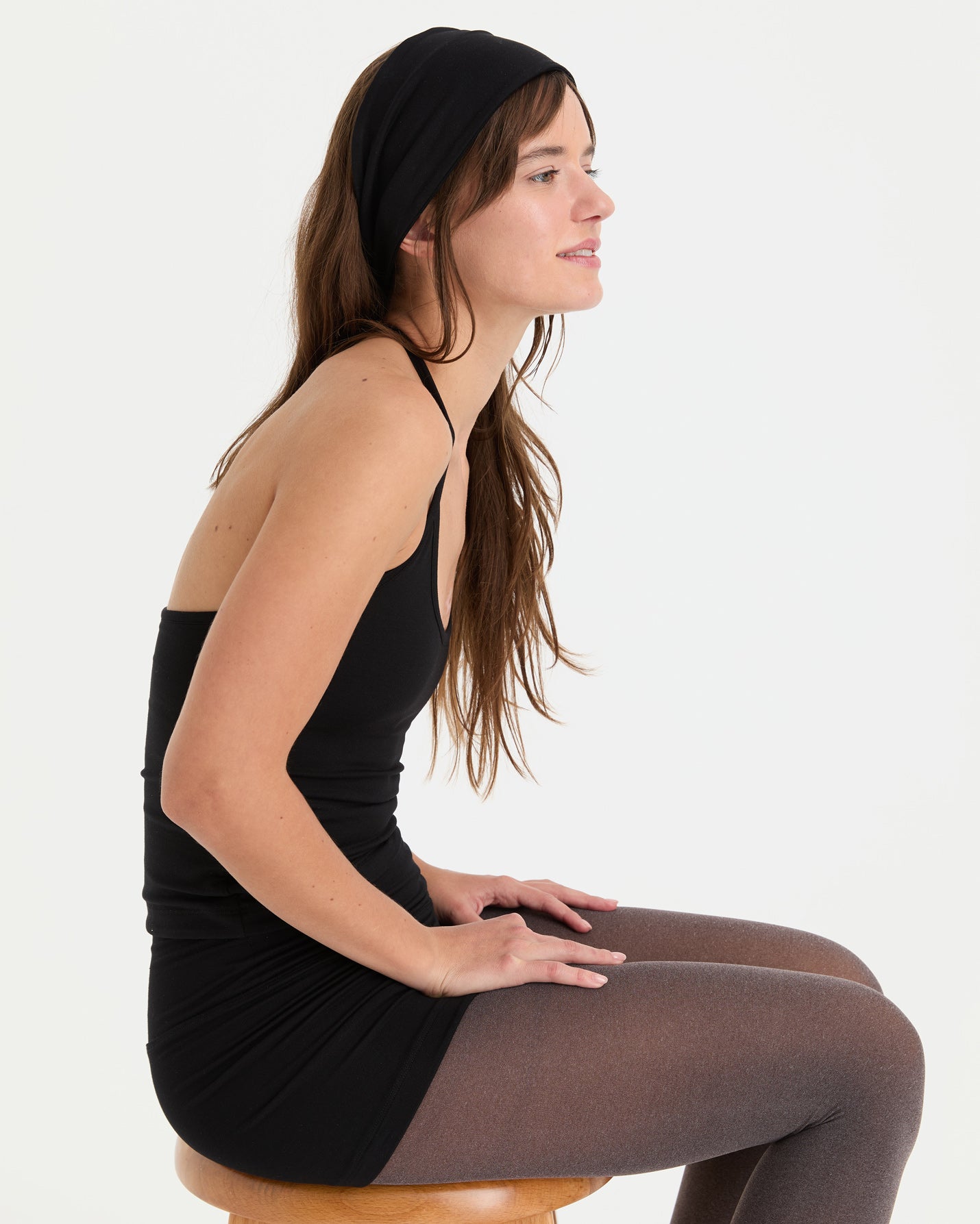 Siyah Viskoz Saç Bandı