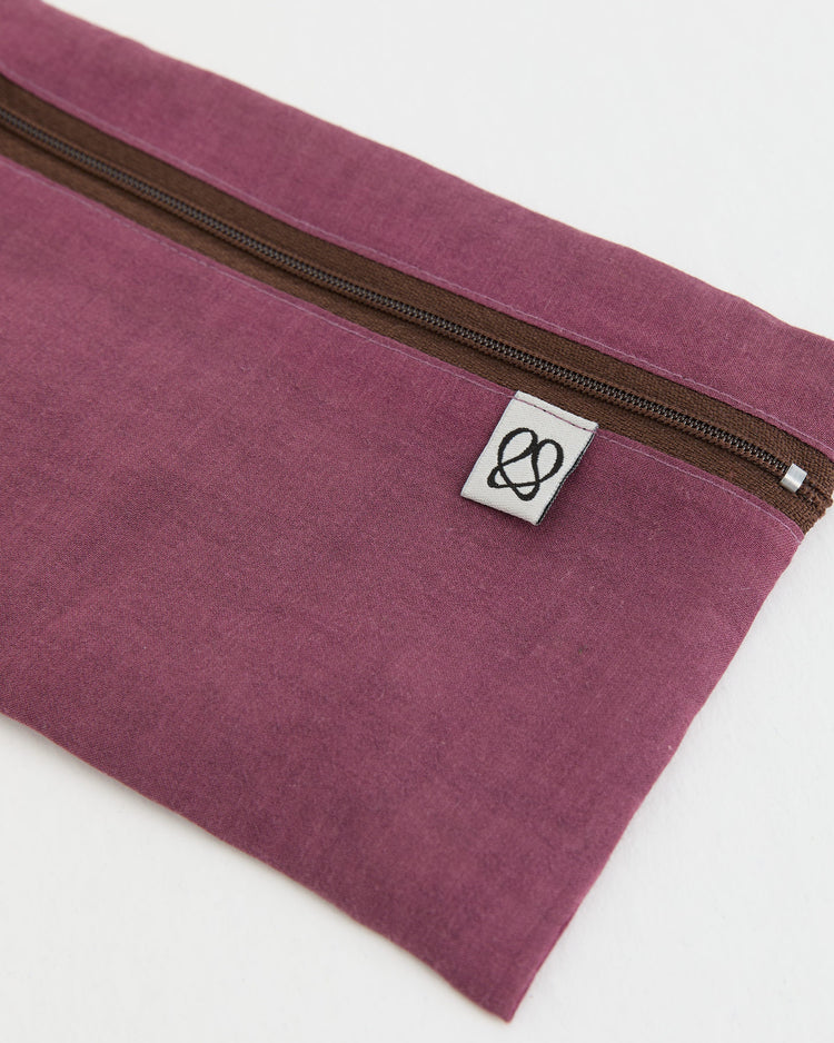 Lila Makyaj Çantası &amp; Kalemlik