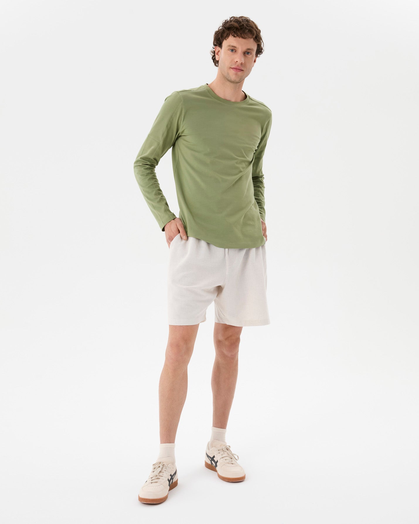 Matcha Erkek Uzun Kollu T-shirt
