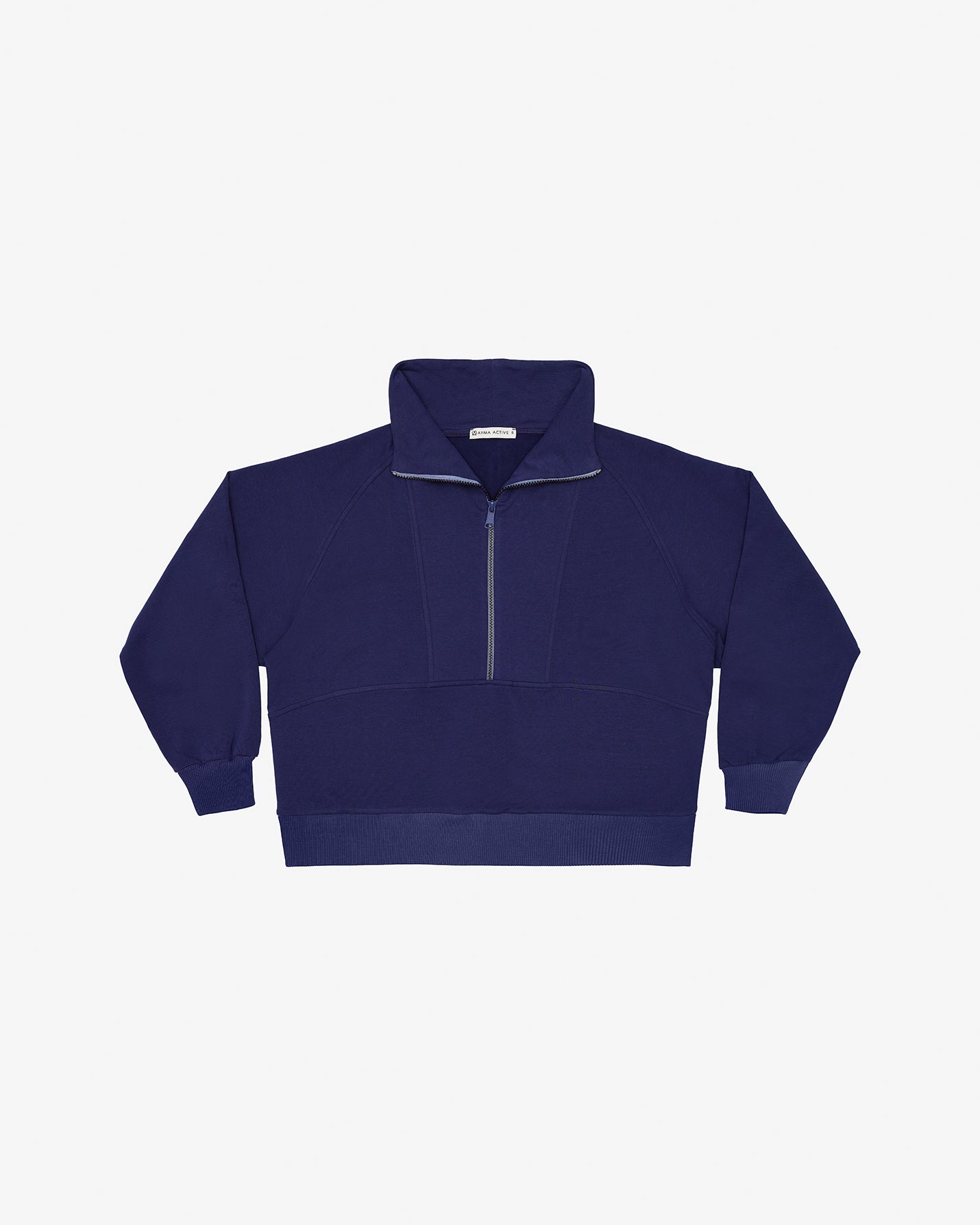 Indigo Dik Yaka Sweatshirt