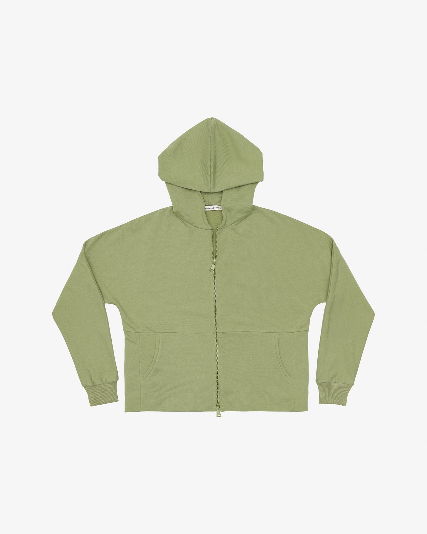 Matcha Fermuarlı Hoodie