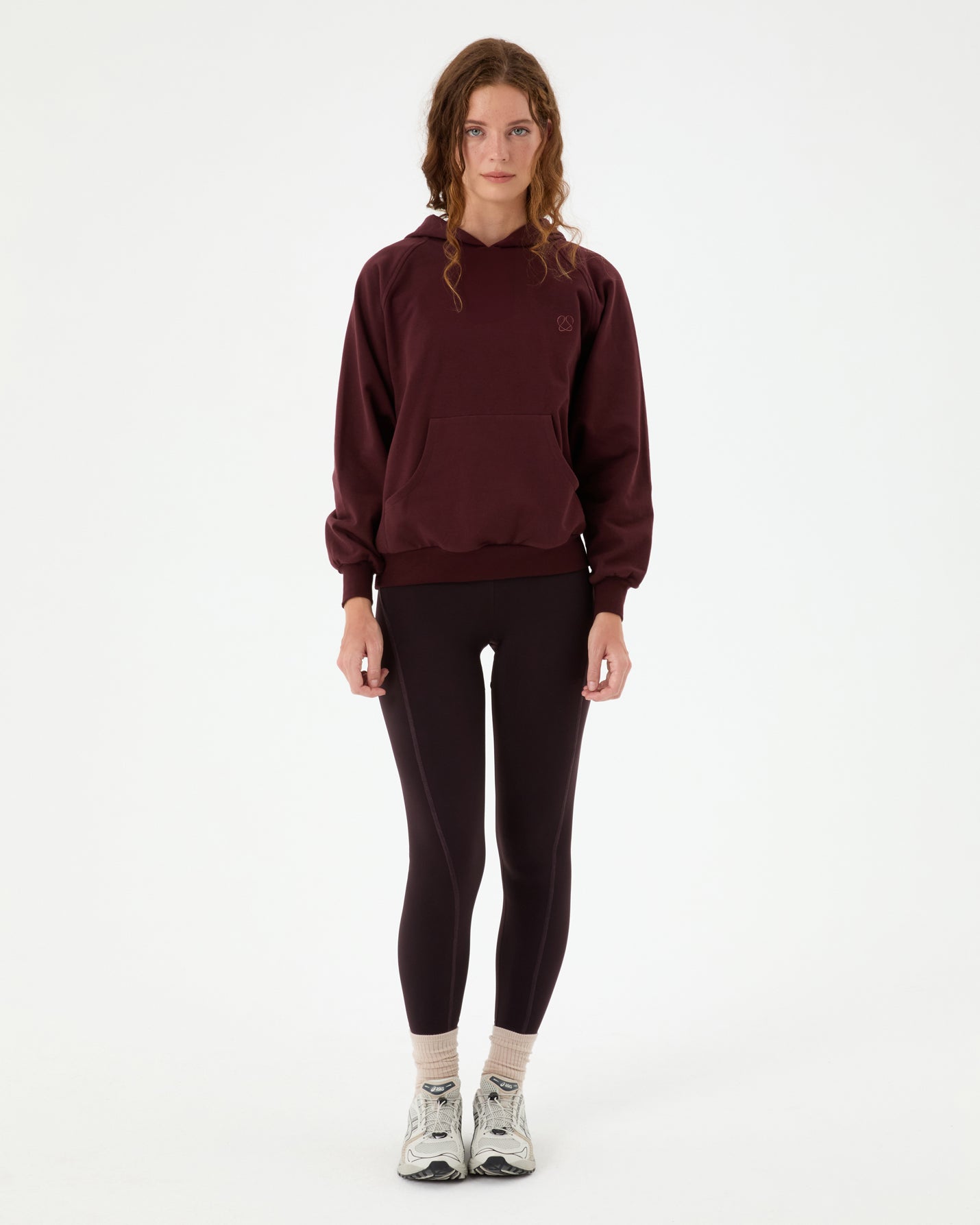 Kestane Kapşonlu Oversize Sweatshirt