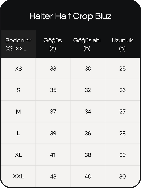 Ürün ölçü görseli 2