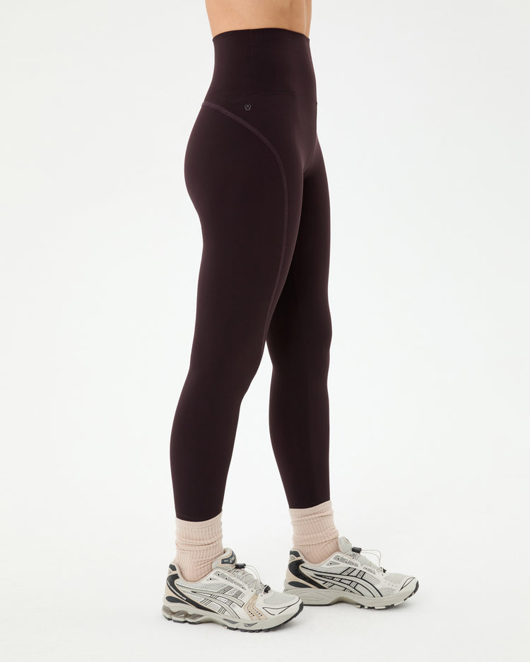 Mürdüm Dikiş Detaylı Motion Tayt