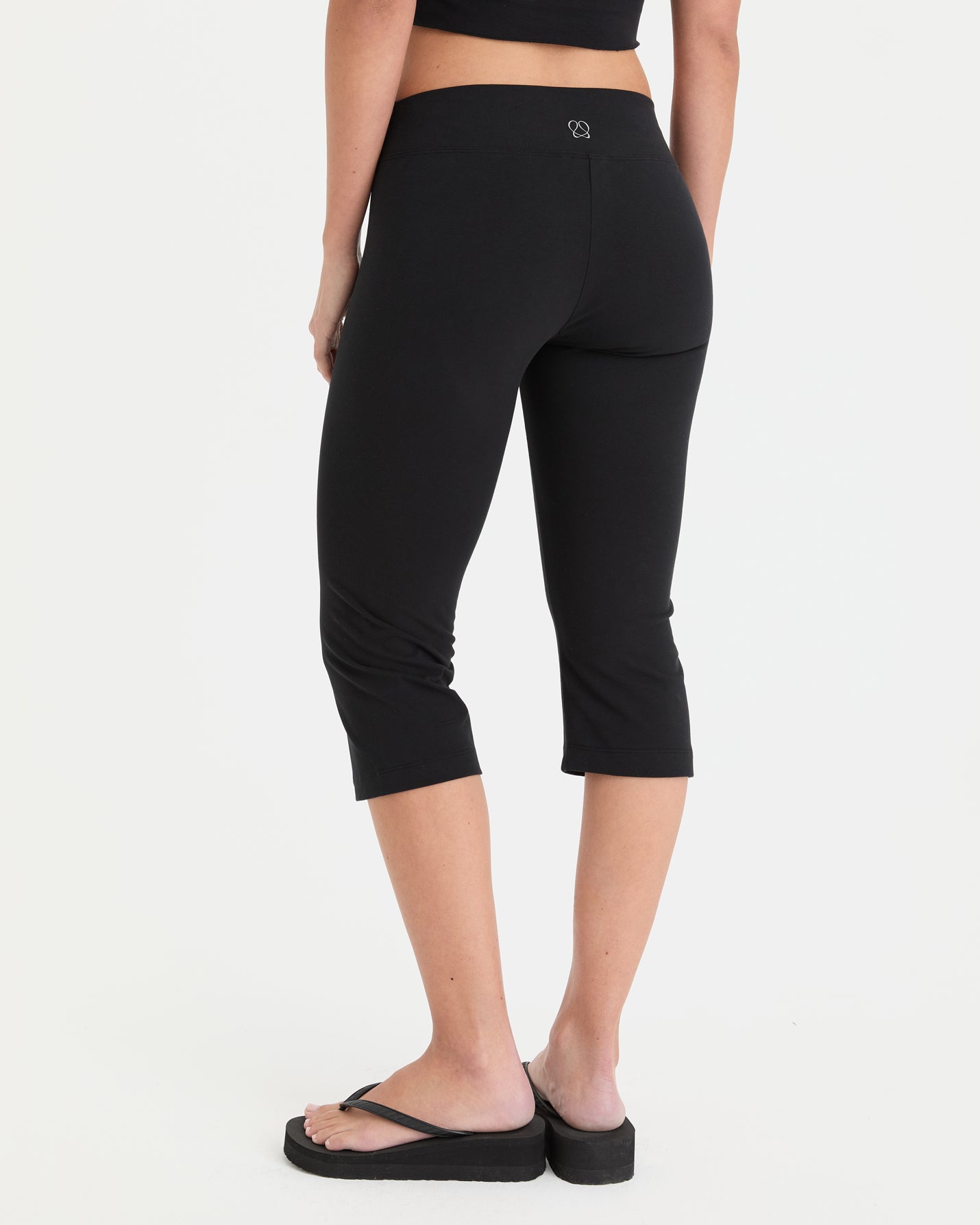 Siyah Mini Kapri Tayt