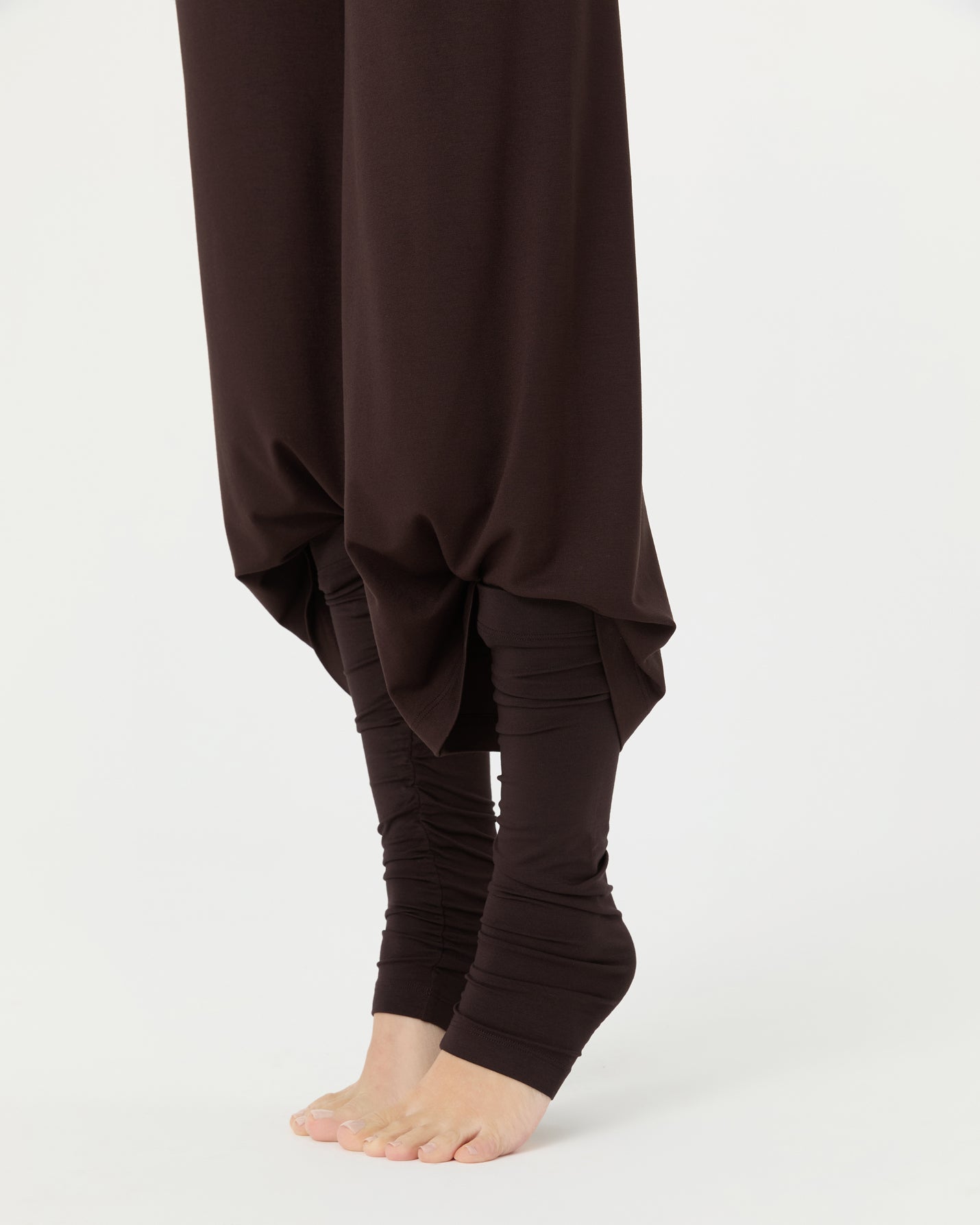 Kahverengi Büzgülü Tozluk