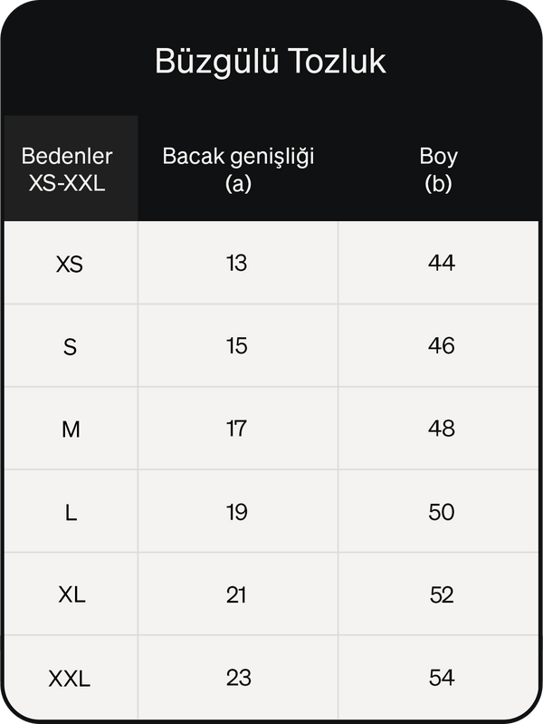Ürün ölçü görseli 2