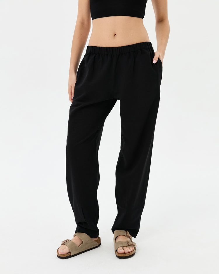 Siyah Easy West Pantolon