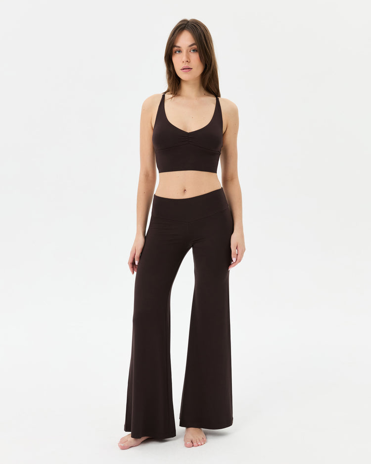 Kahverengi Flow Şortlu Pantolon