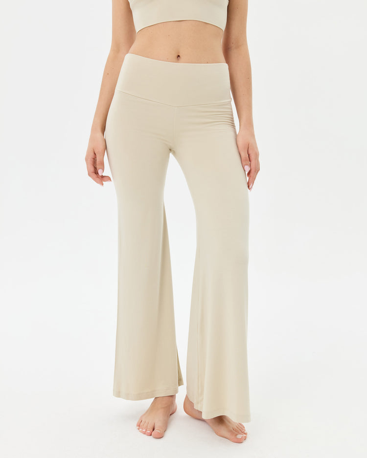 Krema Flow Şortlu Pantolon