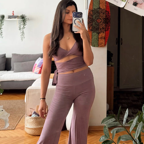 Vişne Flow Şortlu Pantolon