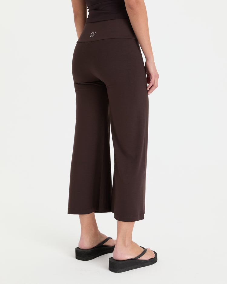 Kahverengi Kapri Flow Şortlu Pantolon