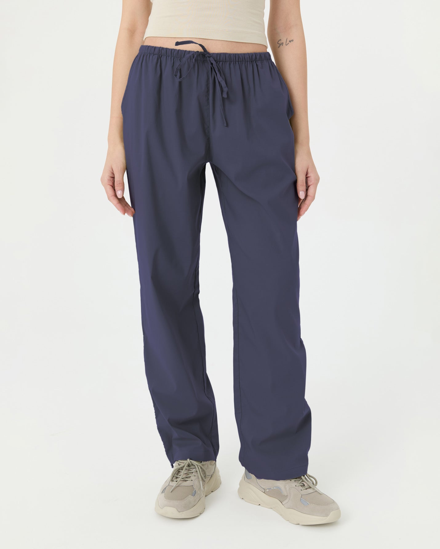 Blueberry Paça Büzgülü Rahat Pantolon