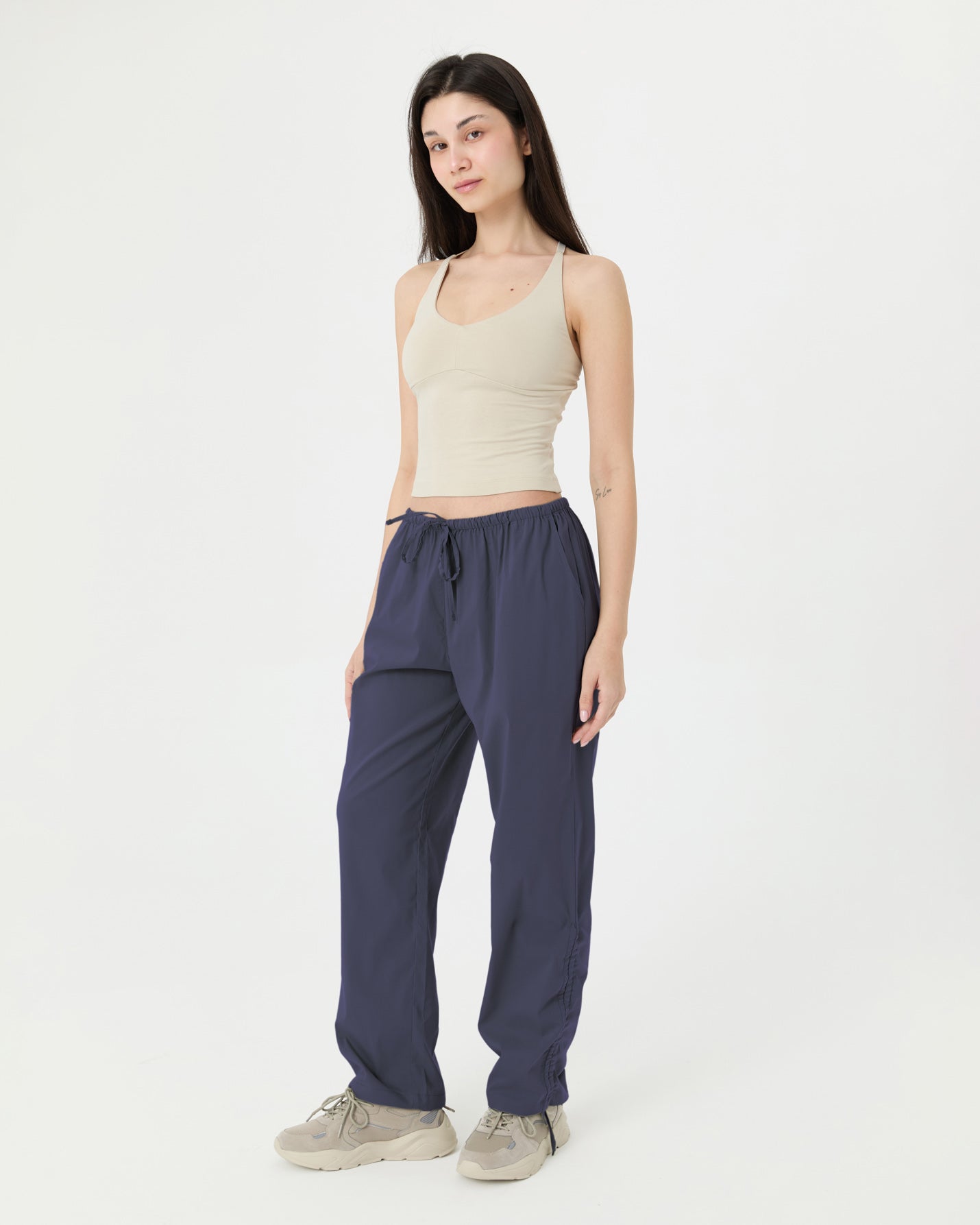 Blueberry Paça Büzgülü Rahat Pantolon