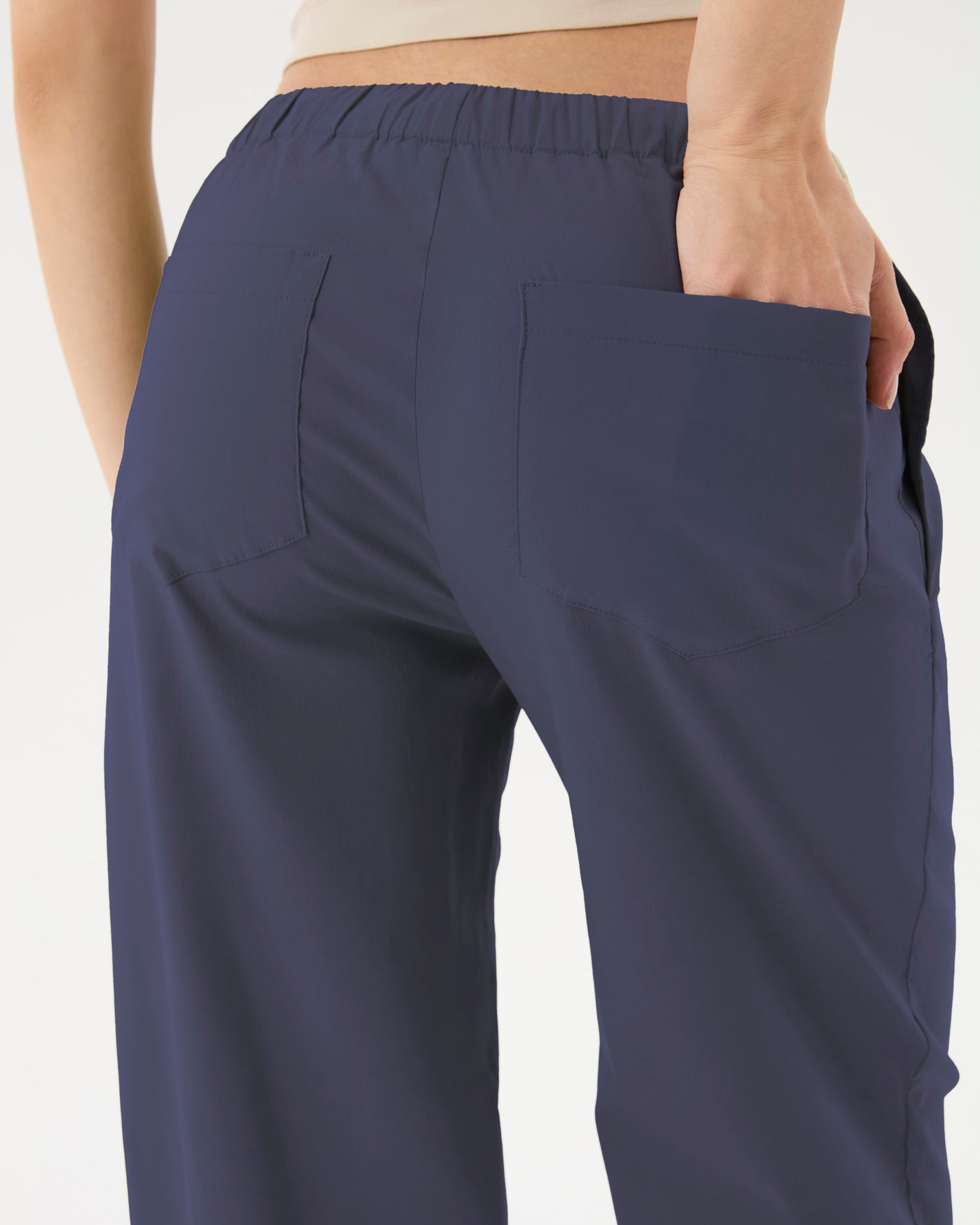 Blueberry Bel Büzgülü Rahat Pantolon
