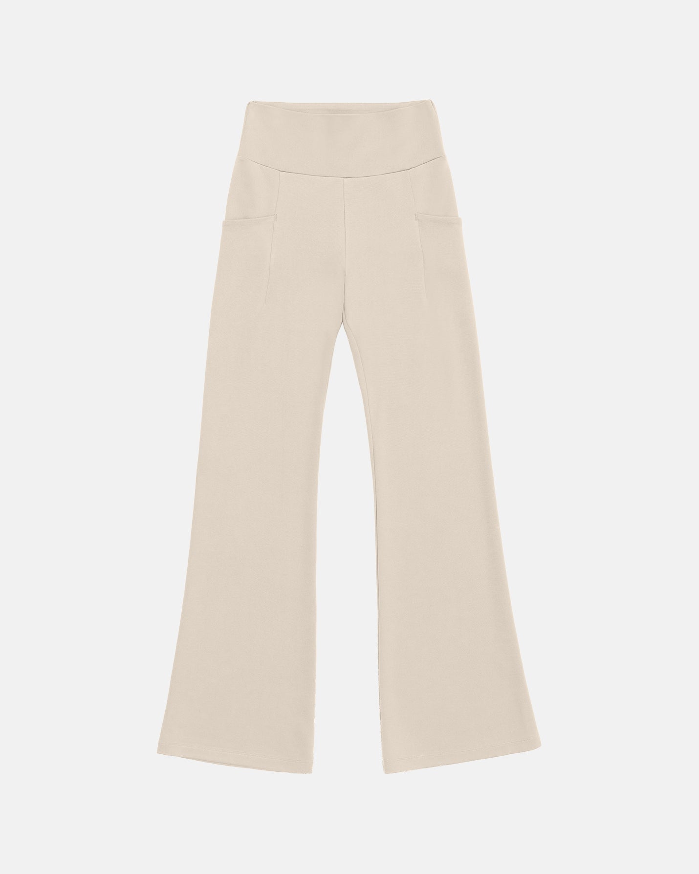 Krema Cepli Flare Pantolon