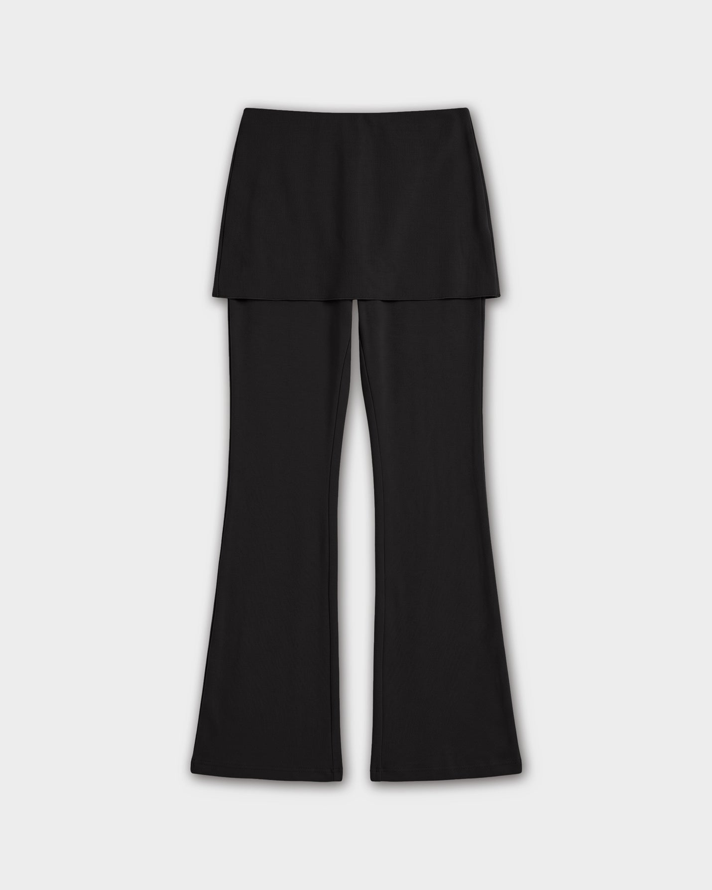 Siyah Mini Etekli Pantolon