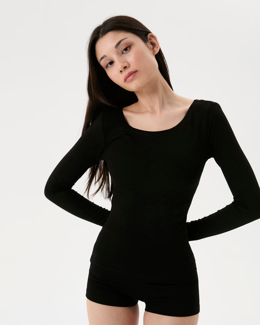 Siyah Basic 4 Mevsim İçlik