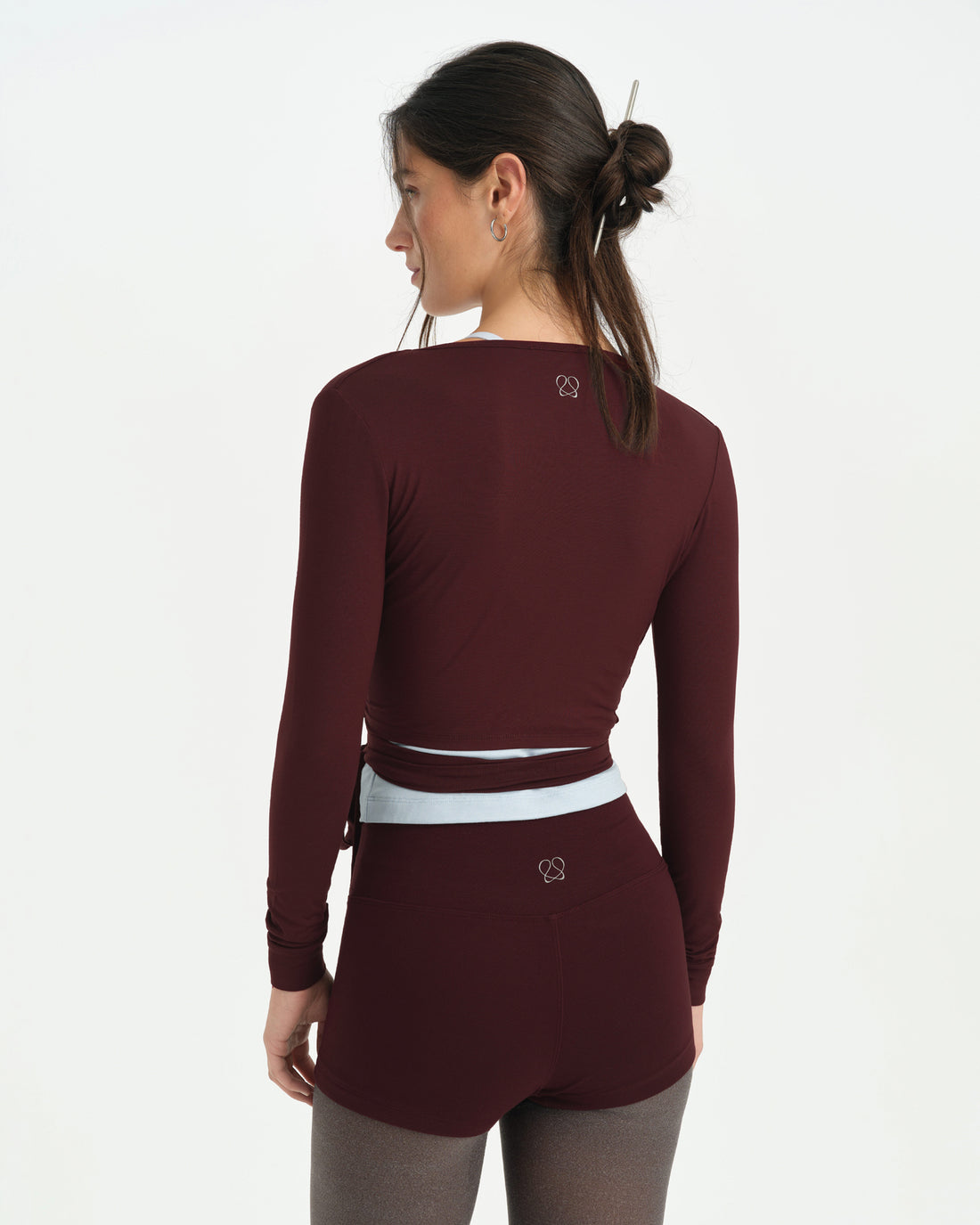 Kestane Anvelop Wrap Crop