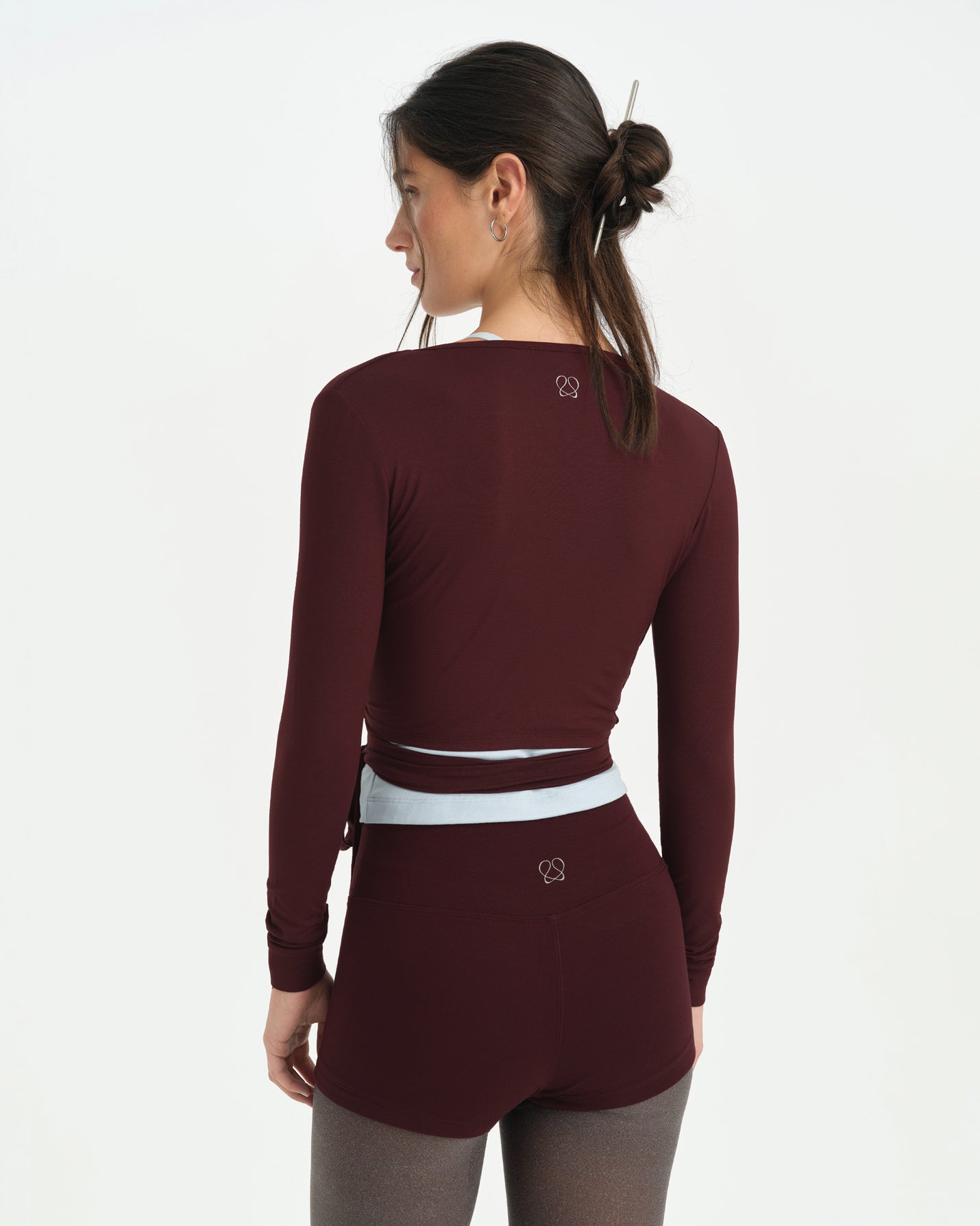 Kestane Anvelop Wrap Crop