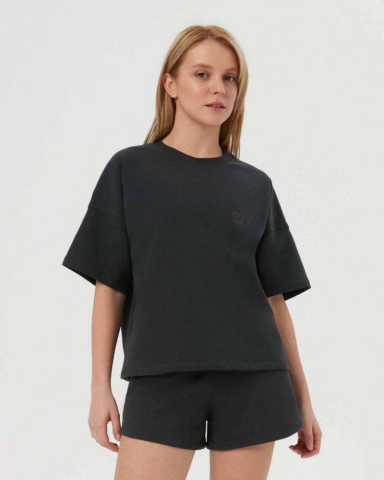 Antrasit Sweat-Tee