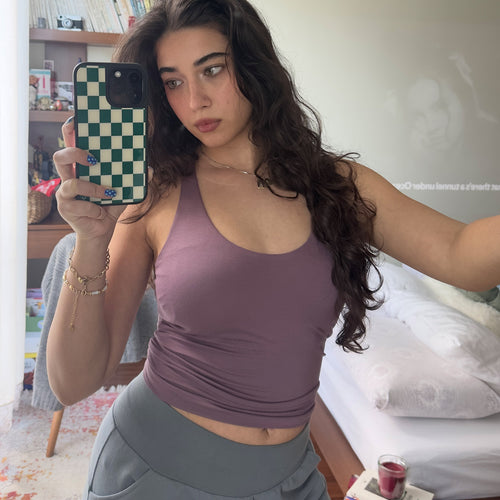 Siyah Halter Half Crop Bluz