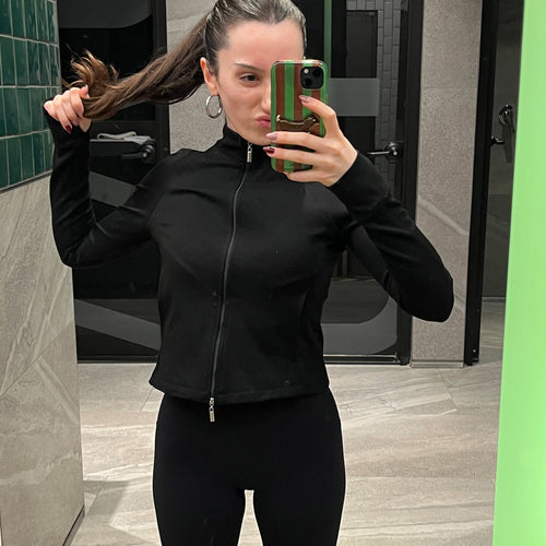 Indigo Dar Fit Spor Üst