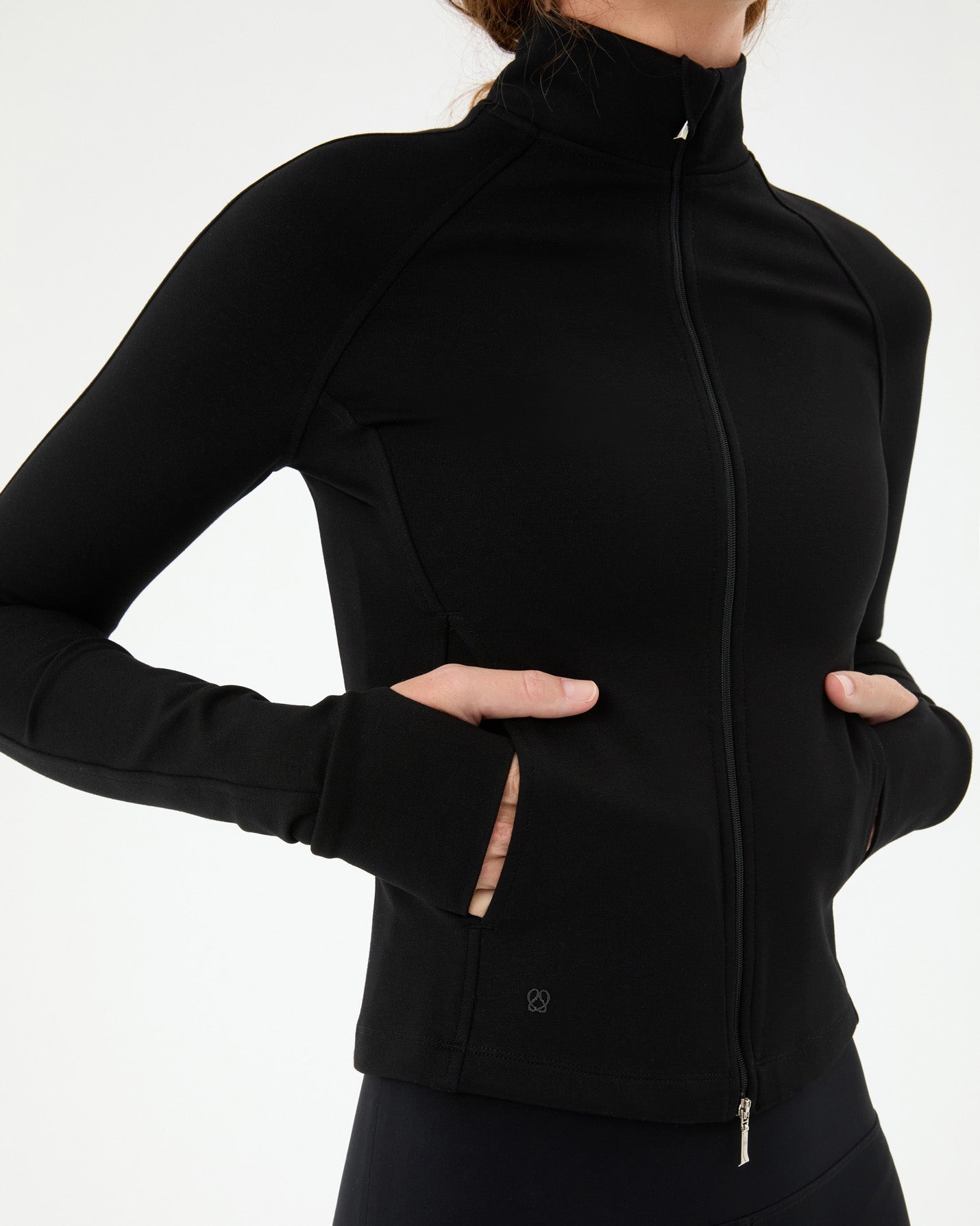 Siyah Dar Fit Spor Üst