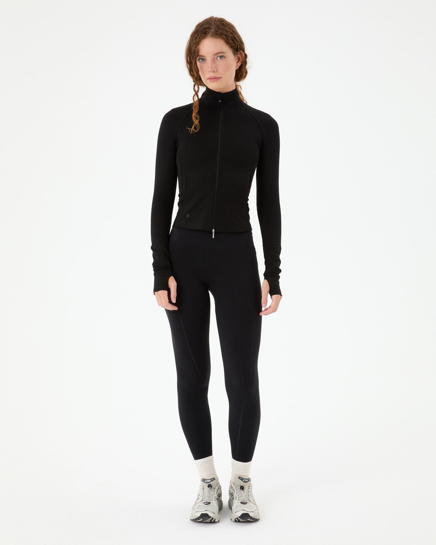Siyah Dar Fit Spor Üst