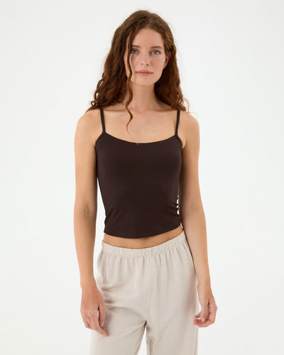 Kahverengi Basic Askılı Atlet