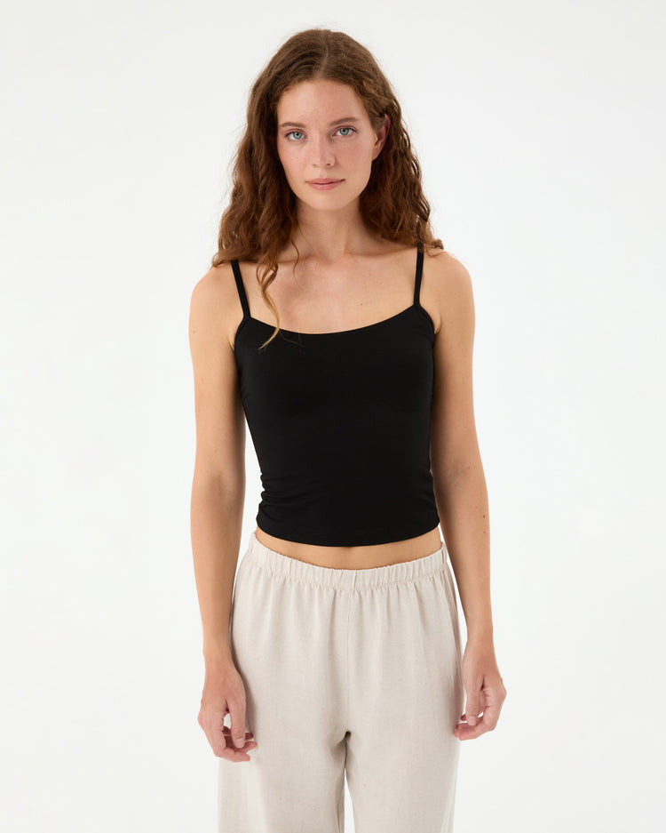 Siyah Basic Askılı Atlet