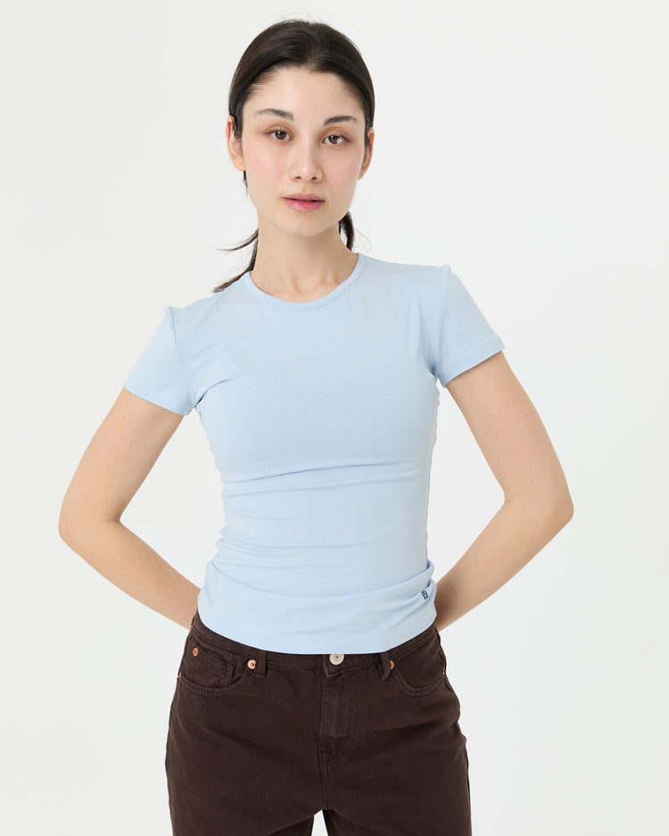 Bebek Mavisi Basic T-shirt