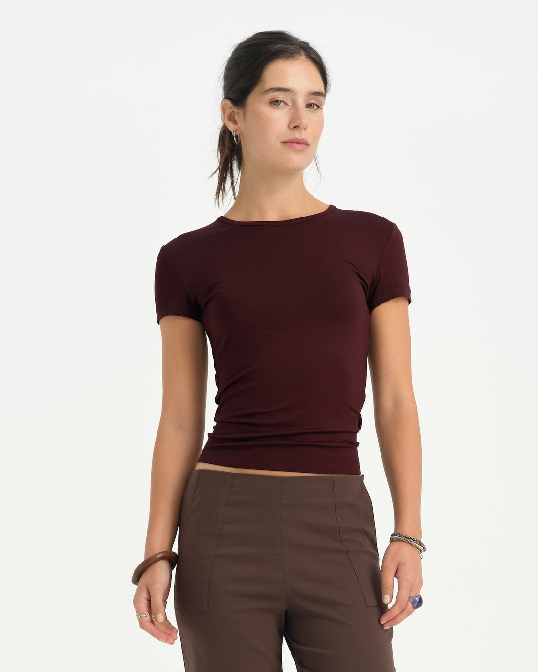 Kestane Basic T-Shirt